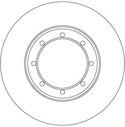 DISC FRANA TRW DF6372 - Compatibil cu RENAULT
