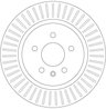 DISC FRANA TRW DF6371 - Compatibil cu OPEL, VAUXHALL
