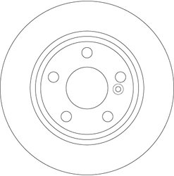 DISC FRANA TRW DF6376 - Compatibil cu MERCEDES-BENZ