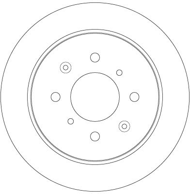 DISC FRANA TRW DF6378 - Compatibil cu HONDA