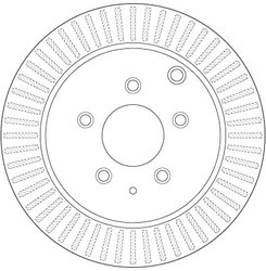 Disc frana TRW DF6385