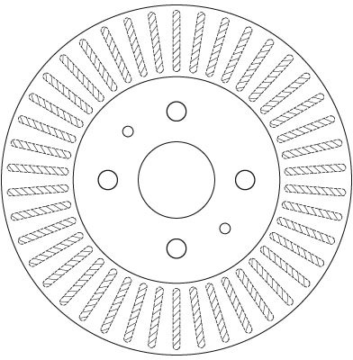 Disc frana TRW DF6407