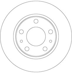 DISC FRANA TRW DF6412 - Compatibil cu IVECO