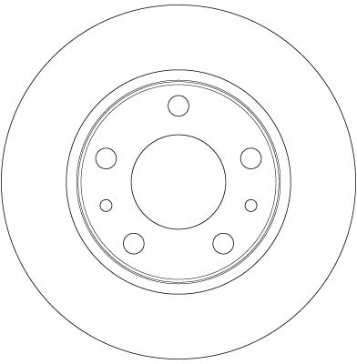 Disc frana TRW DF6412