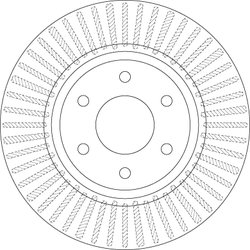 Disc frana TRW DF6416