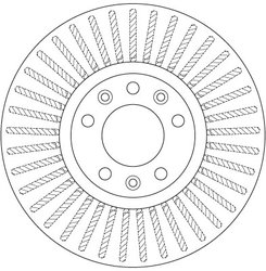 DISC FRANA TRW DF6419 - Compatibil cu CITROEN, DS, OPEL, PEUGEOT, VAUXHALL