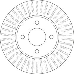 DISC FRANA TRW DF6430 - Compatibil cu NISSAN