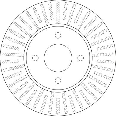 DISC FRANA TRW DF6430 - Compatibil cu NISSAN