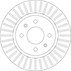 Disc frana TRW DF6431