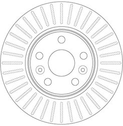 Disc frana TRW DF6448