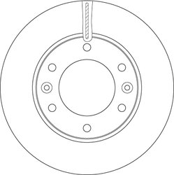 Disc frana TRW DF6446