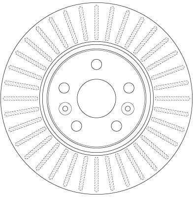 DISC FRANA TRW DF6449 - Compatibil cu RENAULT