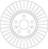 DISC FRANA TRW DF6449 - Compatibil cu RENAULT