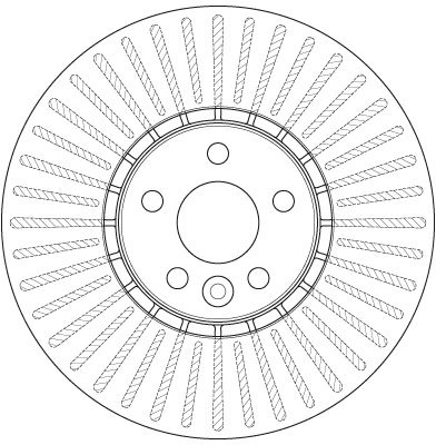 DISC FRANA TRW DF6472S - Compatibil cu VOLVO, VOLVO ASIA