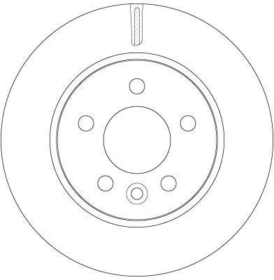 DISC FRANA TRW DF6482 - Compatibil cu VW