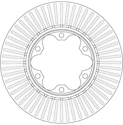 DISC FRANA TRW DF6481 - Compatibil cu TOYOTA