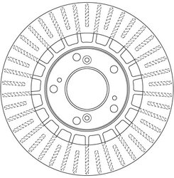 Disc frana TRW DF6493