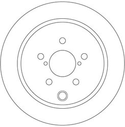 DISC FRANA TRW DF6503 - Compatibil cu SUBARU