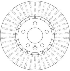 Disc frana TRW DF6499S