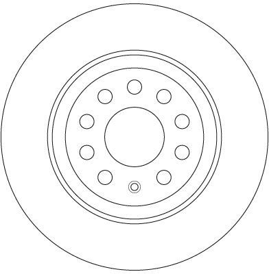 DISC FRANA TRW DF6504 - Compatibil cu AUDI, SEAT, SKODA, SKODA (SVW), VW