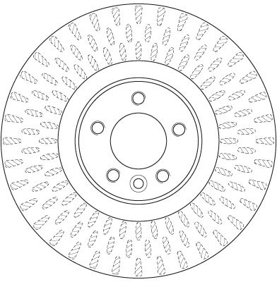 DISC FRANA TRW DF6508S - Compatibil cu LAND ROVER