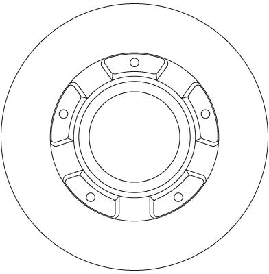 DISC FRANA TRW DF6510S - Compatibil cu FORD, FORD (JMC)