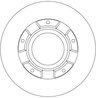 DISC FRANA TRW DF6510S - Compatibil cu FORD, FORD (JMC)