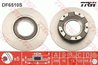 DISC FRANA TRW DF6510S - Compatibil cu FORD, FORD (JMC)