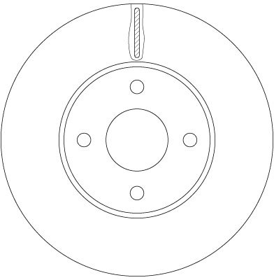 DISC FRANA TRW DF6520 - Compatibil cu FORD