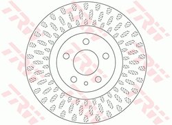 DISC FRANA TRW DF6522 - Compatibil cu FIAT