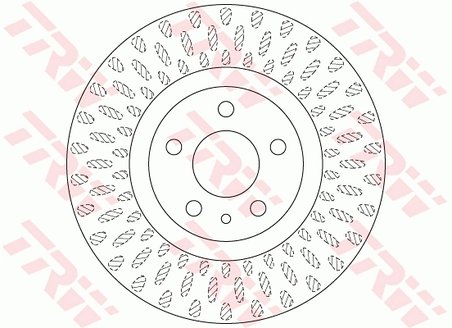 DISC FRANA TRW DF6522 - Compatibil cu FIAT