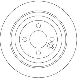DISC FRANA TRW DF6523 - Compatibil cu MINI