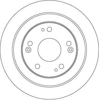 DISC FRANA TRW DF6526 - Compatibil cu HONDA