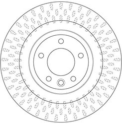 Disc frana TRW DF6528S