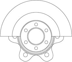 DISC FRANA TRW DF6532S - Compatibil cu IVECO