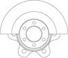 Disc frana TRW DF6532S