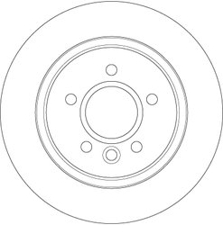 DISC FRANA TRW DF6535 - Compatibil cu VOLVO