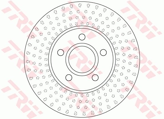 DISC FRANA TRW DF6536 - Compatibil cu VOLVO
