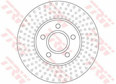 DISC FRANA TRW DF6536 - Compatibil cu VOLVO