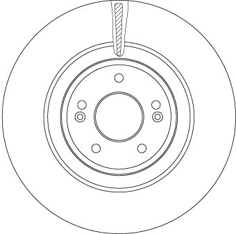 Disc frana TRW DF6572