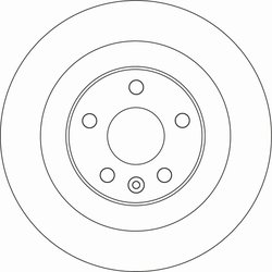 DISC FRANA TRW DF6588 - Compatibil cu VOLVO