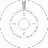 DISC FRANA TRW DF6593 - Compatibil cu FORD