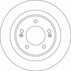 DISC FRANA TRW DF6599 - Compatibil cu HYUNDAI, KIA