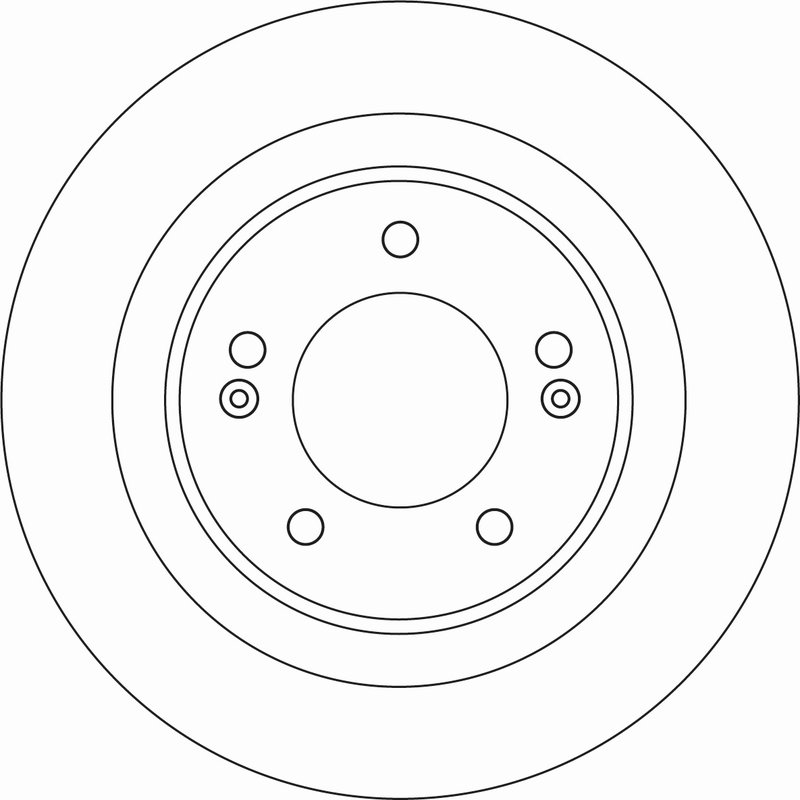 DISC FRANA TRW DF6599 - Compatibil cu HYUNDAI, KIA