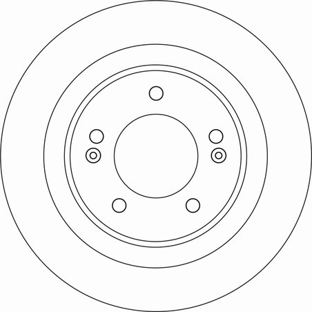DISC FRANA TRW DF6599 - Compatibil cu HYUNDAI, KIA