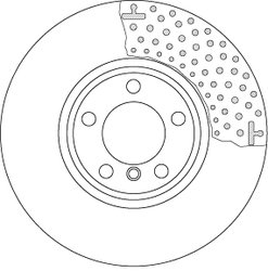 Disc frana TRW DF6603S