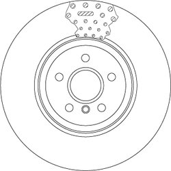 DISC FRANA TRW DF6605S - Compatibil cu BMW