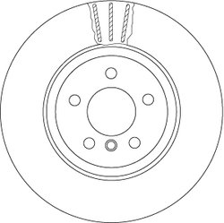 DISC FRANA TRW DF6610S - Compatibil cu BMW