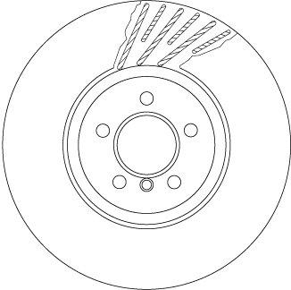Disc frana TRW DF6613S