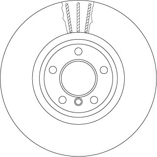 DISC FRANA TRW DF6615S - Compatibil cu BMW